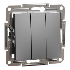 Schneider Electric EPH2100171 EPH2100171 ÜÇLÜ ANAHTAR ANTRASİT ÇERÇEVESİZ