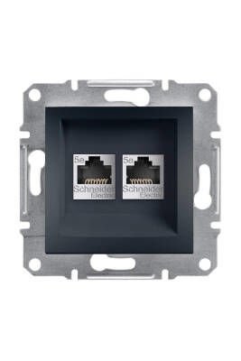Schneider Electric EPH4400171 EPH4400171 2*RJ45 CAT5e-UTP ANTRASİT