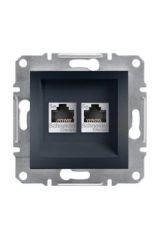 Schneider Electric EPH4400171 EPH4400171 2*RJ45 CAT5e-UTP ANTRASİT