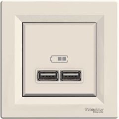 Schneider Electric EPH2700223 EPH2700223 USB PRİZİ 2,1A KREM