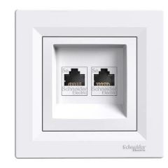Schneider Electric EPH4470521 EPH4470521 2RJ45 KONNEKTÖRSÜZ PRİZBEYAZ ÇERÇEVESİZ