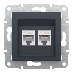Schneider Electric EPH4800171 EPH4800171 2*RJ45 CAT6-UTP ANTRASİT
