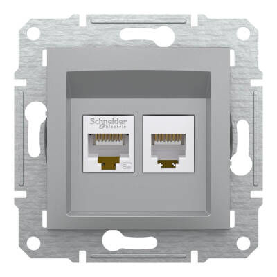 Schneider Electric EPH4900161 EPH4900161 RJ11 + RJ45 Cat5e ALÜMİNYUM