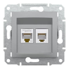 Schneider Electric EPH4900161 EPH4900161 RJ11 + RJ45 Cat5e ALÜMİNYUM