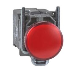 XB4BVM4 KIRMIZI 230 V AC 22mm METAL SİNYAL LAMBA
