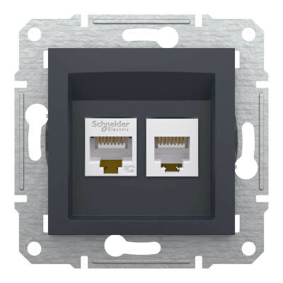 Schneider Electric EPH4900171 EPH4900171 RJ11 + RJ45 Cat5e ANTRASİT