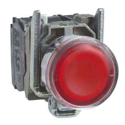 XB4BW34B5 KIRMIZI 22 MM 24VAC/DC LEDLİ METAL BUTON