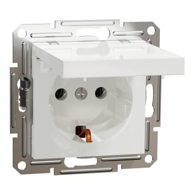 Schneider Electric EPH3170121 EPH3170121 KAP.TOPRAKLI PRİZ BEYAZ ÇERÇEVESİZ