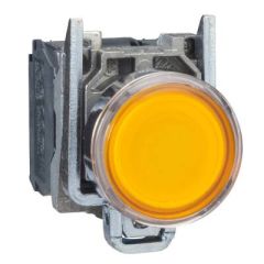 XB4BW35B5 SARI 24 V AC/DC LEDLİ 22mm METAL BUTON