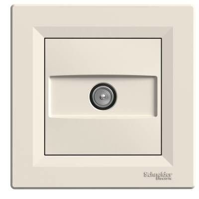 Schneider Electric EPH3200123 EPH3200123 TV PRİZİ SONLU KREM