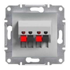 Schneider Electric EPH5700161 EPH5700161 HOPARLÖR PRİZİ İKİLİ ALÜMİNYUM