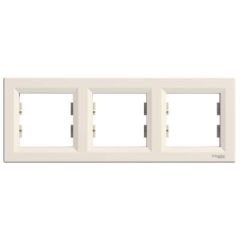 SCHNEIDER EPH5800323 ÜÇLÜ ÇERÇEVE YATAY KREM