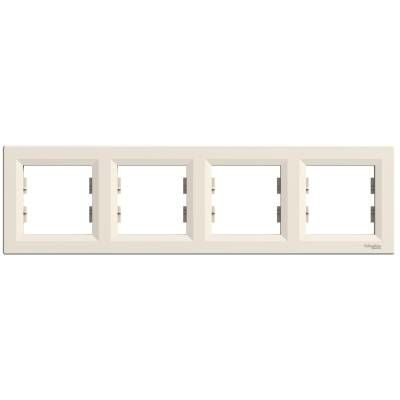 SCHNEIDER EPH5800423 EPH5800423 DÖRTLÜ ÇERÇEVE YATAY KREM