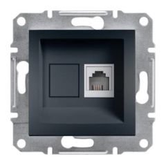 Schneider Electric EPH4100171 EPH4100171 1*RJ11 - 4 KONTAKLI TLF PRİZİ ANTRASİT