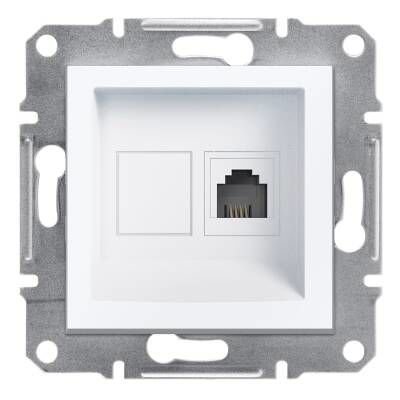 Schneider Electric EPH4170121 EPH4170121 1*RJ11 TLF PRİZİ BEYAZ ÇERÇEVESİZ