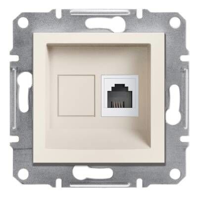 Schneider Electric EPH4170123 EPH4170123 1*RJ11 TLF PRİZİ KREM ÇERÇEVESİZ