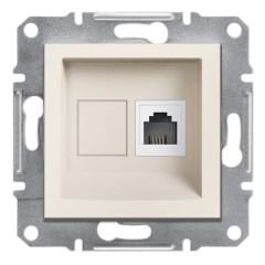 Schneider Electric EPH4170123 EPH4170123 1*RJ11 TLF PRİZİ KREM ÇERÇEVESİZ