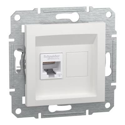 Schneider Electric EPH4770121 EPH4770121 1*RJ45 CAT6E UTP PRİZ BEYAZ ÇERÇEVESİZ