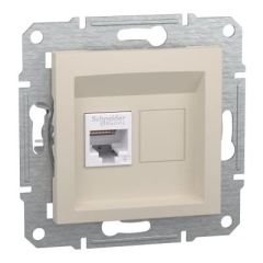 Schneider Electric EPH4770123 EPH4770123 1*RJ45 CAT6E UTP PRİZ KREM ÇERÇEVESİZ