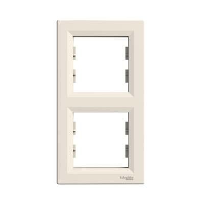 SCHNEIDER EPH5810223 EPH5810223 İKİLİ ÇERÇEVE DİKEY KREM