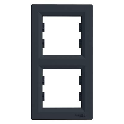 SCHNEIDER EPH5810271 EPH5810271 İKİLİ ÇERÇEVE DİKEY ANTRASİT