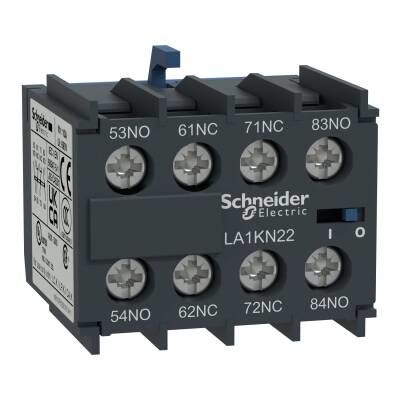 SCHNEIDER LA1KN22 2NA+2NK YARDIMCI KONTAK BLOĞU VİDA BAĞLANTILI