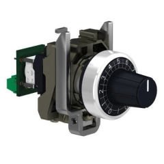 SCHNEIDER XB4BD912R4K7 XB4BD912R4K7 METAL SERİ 22mm SİYAH MANDAL BUTON1NA