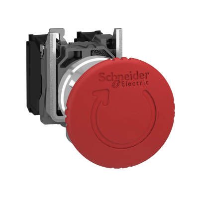 SCHNEIDER XB4BS84441 XB4BS84441 1NA+1NK 22 mm Q40 ACİL STOP BUTONU