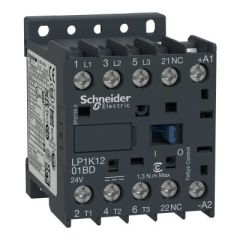 SCHNEIDER LP1K1201BD 5.5 kW 3NA+1NK 24 VDC KONTAKTÖR