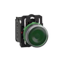 SCHNEIDER XB5AW33G5 XB5AW33G5 YEŞİL 120 V AC 22 mm IŞIKLI YAYLI BUTON