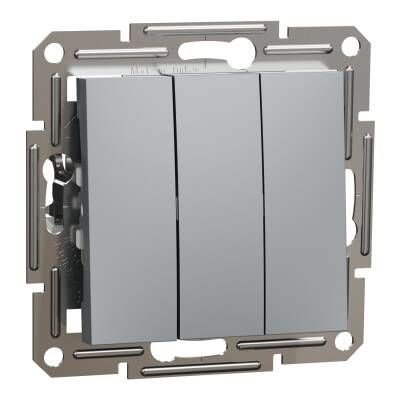 SCHNEIDER EPH2100162 ÜÇLÜ ANAHTAR ÇELİK ÇERÇEVESİZ