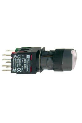 SCHNEIDER XB6AF1B5B XB6AF1B5B BEYAZ LETLİ IŞIKLI KALICI DAİRE BUTON