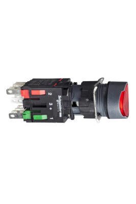 SCHNEIDER XB6AW4B2B XB6AW4B2B KIRMIZI 16mm PLASTİK BUTON