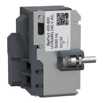 Schneider Electric G40-80UVR240AC GOPACT MCCB 400-800 MN AC 240V