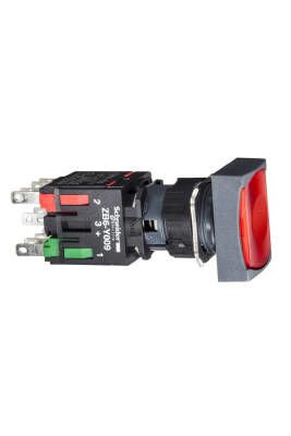 SCHNEIDER XB6DF4B2B XB6DF4B2B KIRMIZI 16mm PLASTİK BUTON