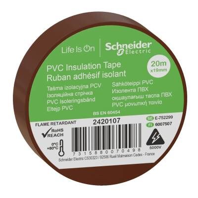 SCHNEIDER 2420107 19*20 İZOLEBANT KAHVERENGİ (20 MT)