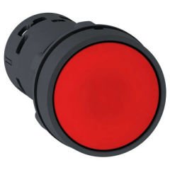 1NK 22mm KIRMIZI PLASTİK BUTON
