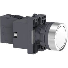 SCHNEIDER XA2EW31B1 XA2EW31B1 1NA BEYAZ 24 VAC/DC IŞIKLI YAYLI BUTON