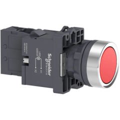 SCHNEIDER XA2EW34M1 XA2EW34M1 1NA KIRMIZI 230 VAC/DC IŞIKLI YAYLI BUT