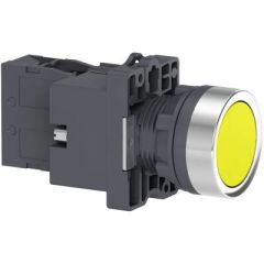 SCHNEIDER XA2EW35B1 XA2EW35B1 1NA SARI 24 VAC/DC IŞIKLI YAYLI BUTON