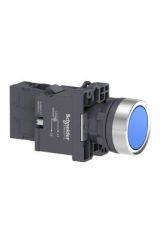 SCHNEIDER XA2EW36M1 XA2EW36M1 1NA MAVİ 230 VAC/DC IŞIKLI YAYLI BUTON