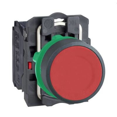 SCHNEIDER XB5AA42 22 MM KIRMIZI PLASTİK BUTON YAYLI DÖNÜŞ