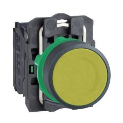 SCHNEIDER XB5AA51 22 MM SARI PLASTİK BUTON YAYLI DÖNÜŞ